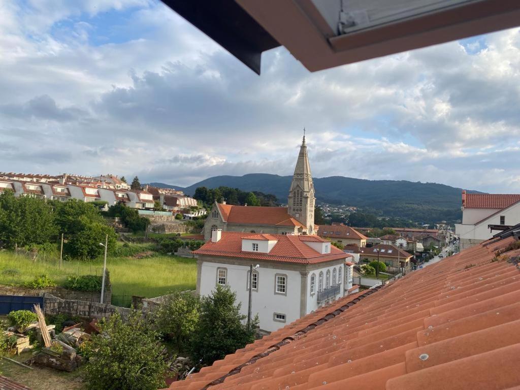 Atico Muy Luminoso E Increibles Vistas Lägenhet Baiona Exteriör bild